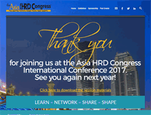 Tablet Screenshot of hrdcongress.com